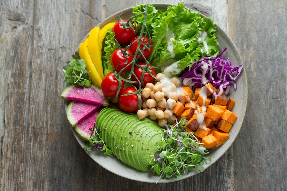 The colourful lunch bowl