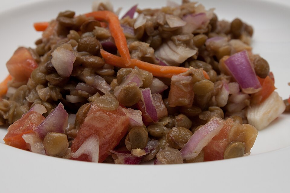 Lentil salad