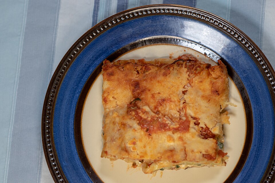 Vegetable lasagne