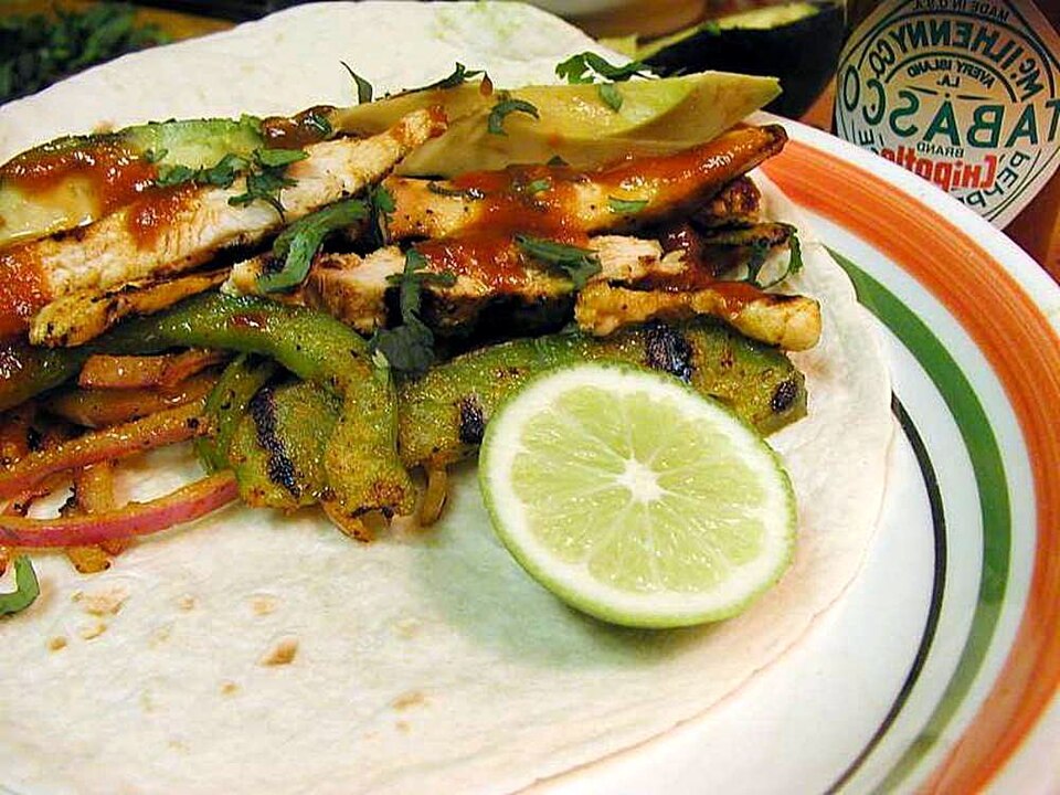 Chicken fajitas